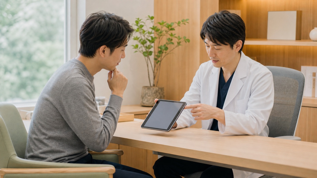 巻き爪・陥入爪の皮膚科相談 巻き爪や陥入爪の症状を皮膚科医へ相談するイメージ